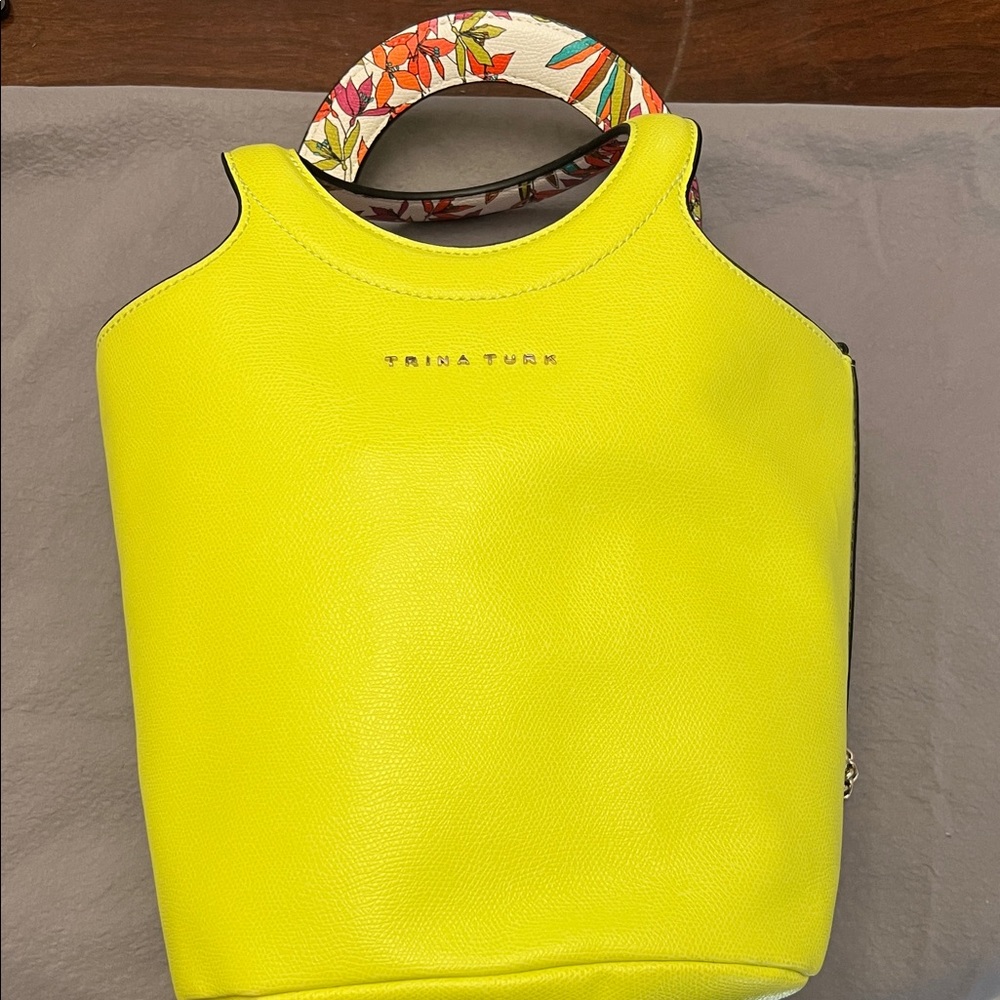 Trina Turk Yellow/ Lime Women's Bag - Picture 3 of 9